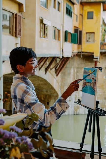 Florence: Paint&Wine with the view of Ponte Vecchio - Planning the timing around your Florence day