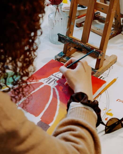 Florence: Paint&Wine with the view of Ponte Vecchio - What you take home