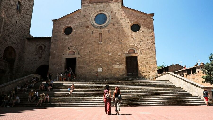 Florence: Pisa, Siena, S. Gimignano, Chianti Wine & Lunch - Siena, Piazza del Campo, and the cathedral