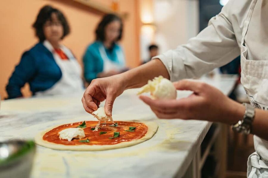 Florence: Premium Pizza & Gelato Preparation Class with Wine - Pizza dough is the heart of the class
