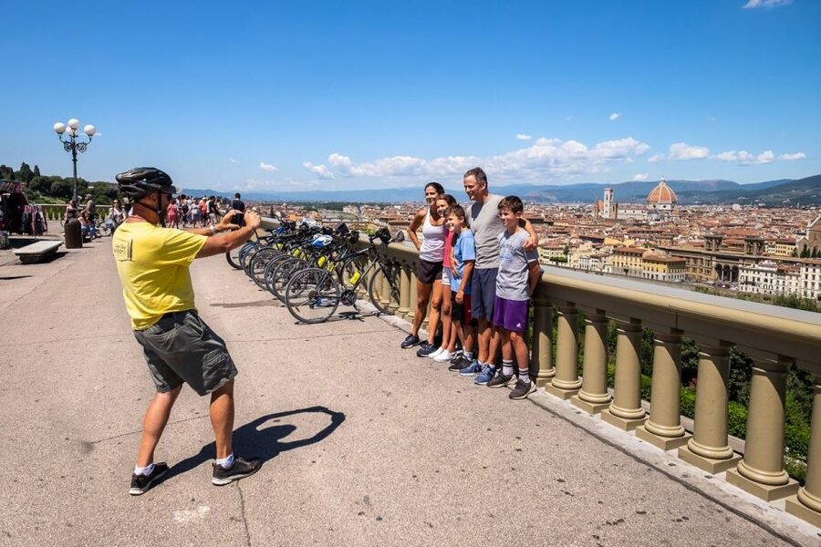 Florence: Tuscany Bike Tour with Wine & Olive Oil - From Villa Poggio Imperiale to the Tuscan hills
