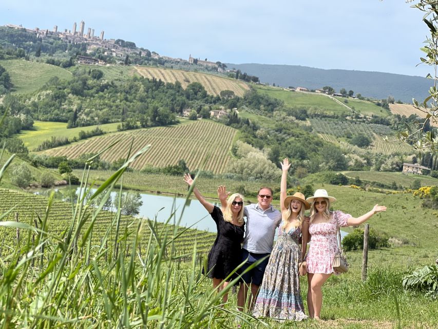 Florence: Wineries, Tastings, Lunch & San Gimignano Day Trip - The Tuscan scenery between stops