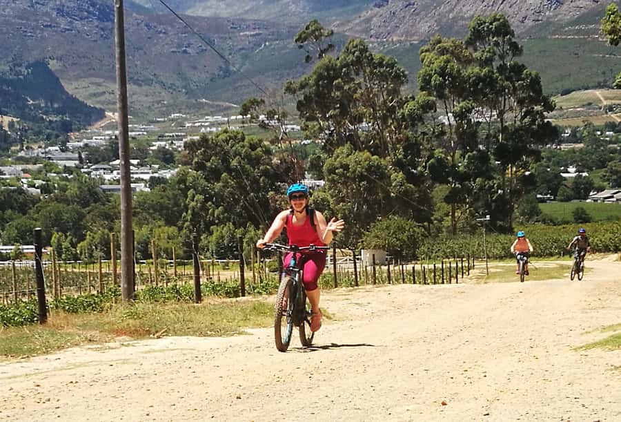 Franschhoek: E-bike Tour with Wine Tasting and Lunch - Passing wine country through the back doors