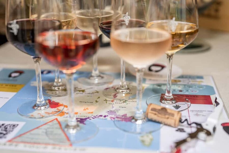 Frecnh Wine Tasting in City Center of Nice - Cheese and snacks make the tasting more useful