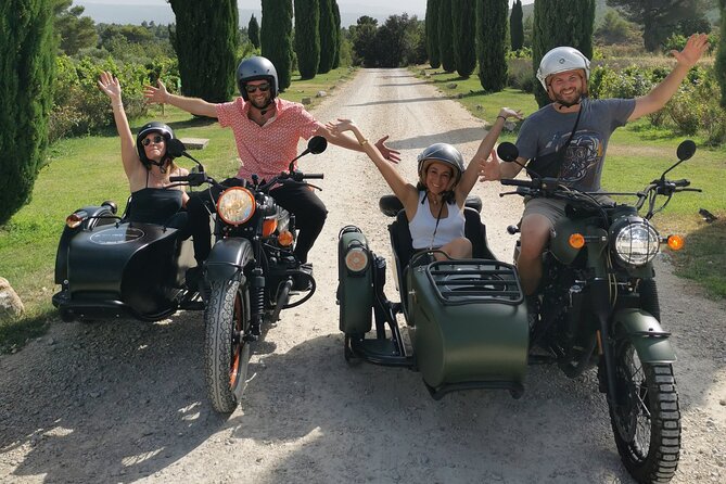 From Aix-en-Provence : Half-day Sidecar Wine Tour - Riding out from Aix toward Sainte-Victoire