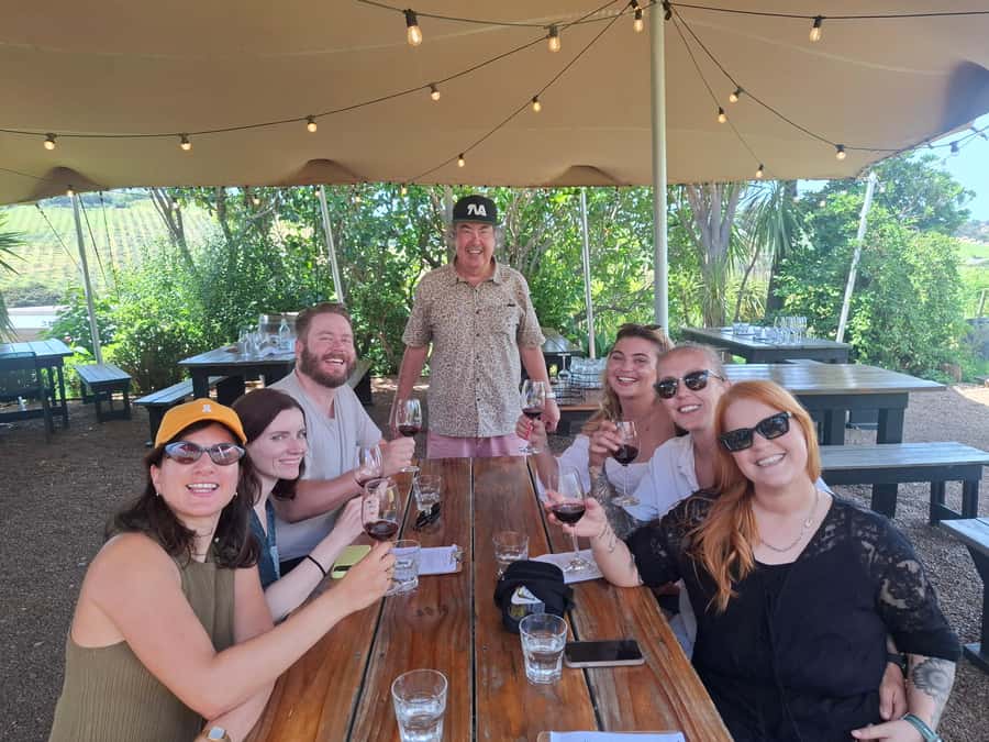 From Auckland: Waiheke Island Wine Cellar Tour - First and second tastings: start with variety
