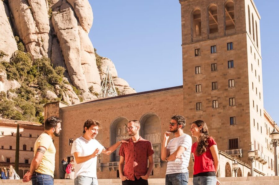 From Barcelona: Montserrat Half-Day Wine and Tapas Trip - The ride from Barcelona to Montserrat
