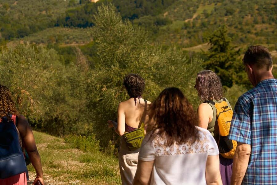 From Florence: Small Group Chianti Wine Tour with Lunch - First winery: modern design and the making of Chianti