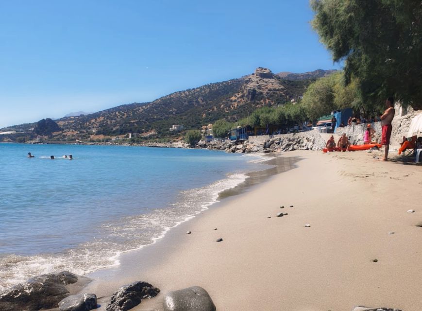From Heraklion: Matala Beach - Caves & winery Full Day tour - Key points at a glance