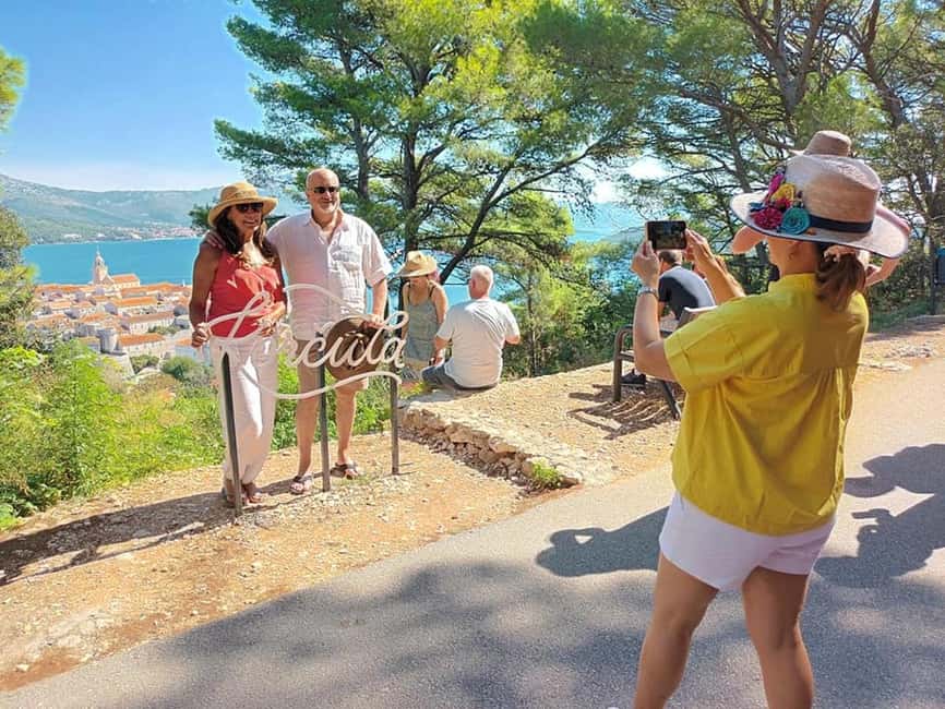 From Korcula Town: Local Wine & Sightseeing Half-Day Tour - The open-air ride across Korcula