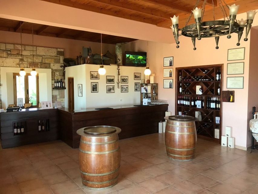 From Kos: Tour of 2 Wineries with Wine Tasting & Small Bites - Petra Marinou: family tradition with a casual feel