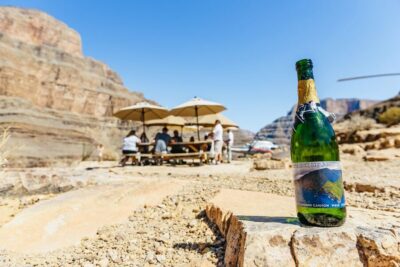 From Las Vegas: Grand Canyon Helicopter Tour with Champagne