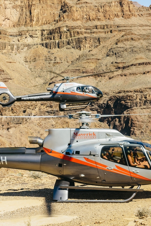 From Las Vegas: Grand Canyon Helicopter Tour with Champagne - Timing, pickup, and check-in details