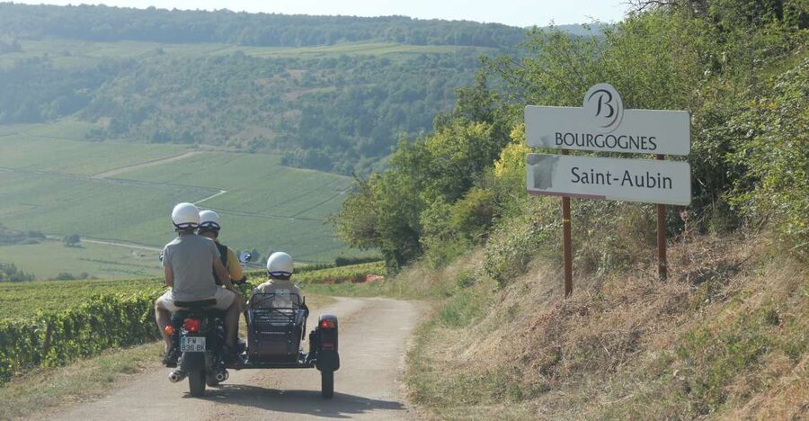 From Meursault: Private Sidecar Tour & Vineyard Wine Tasting - The Saint-Christophe climb and wide vineyard views
