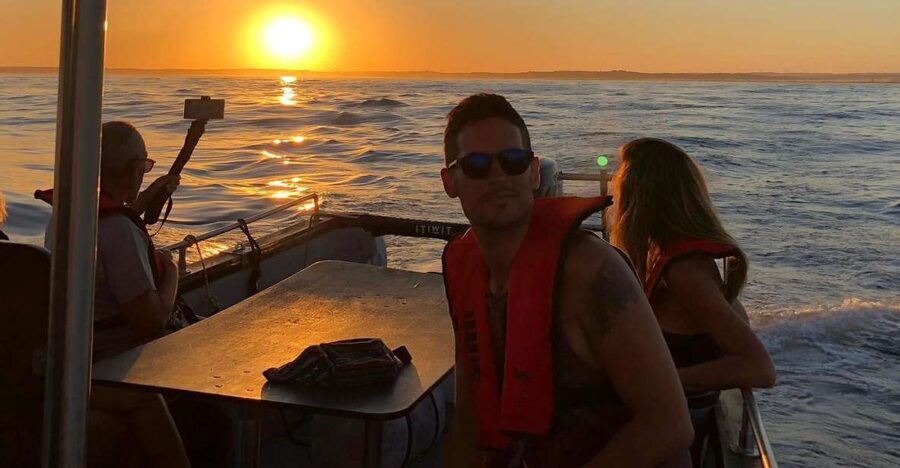 From Portimão: Sunset Boat Trip with Wine - The swim stop in open water