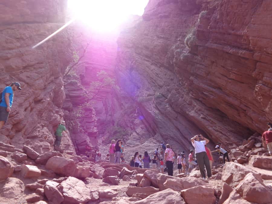 From Salta: Full-Day Tour to Cafayate with Wine Tasting - Alemania marks the change from valley to canyon