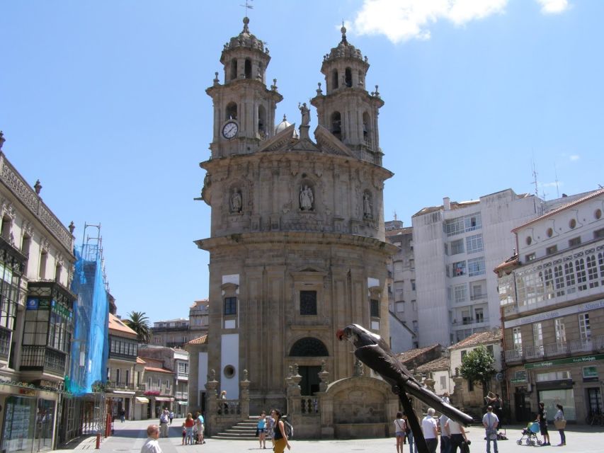 From Santiago: Tour to Rias Baixas with Boat Trip and Winery - Illa da Toxa, soap, hot springs, and a shell-covered chapel