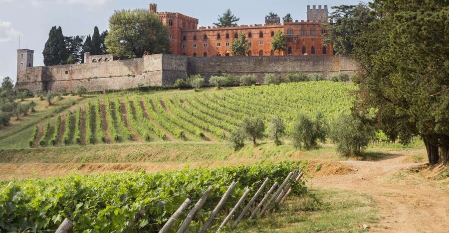 From Siena: Chianti Wine Tour with Lunch - A castle or fortification before the wine