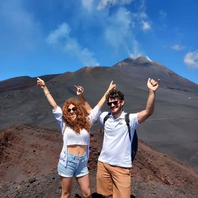 From Siracusa: Etna Tour - Trek, Wine and Food - Walking across Etna’s volcanic ground