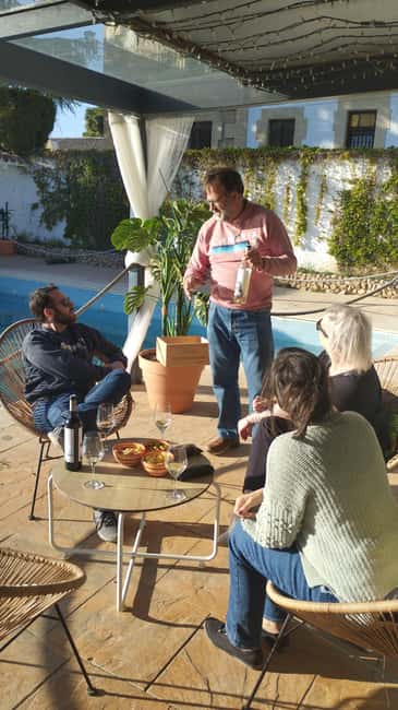 From Sitges: Wine Tasting at 2 Wineries with Hotel Pickup - Pickup with Alex and the drive inland