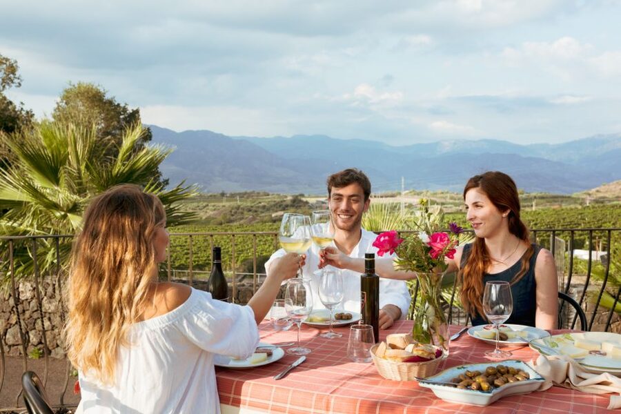 From Taormina: Mount Etna Food and Wine Tasting Tour - A farmhouse lunch built around Etna products