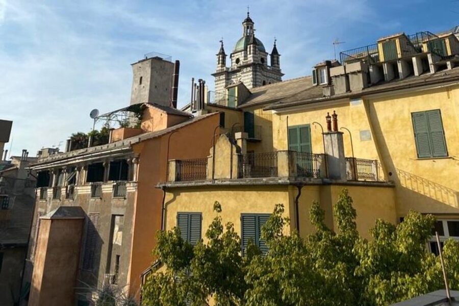 Genova: Homemade Pasta & Pesto Local Chef Class with Wine - The Rooftop Terrace and Indoor Backup