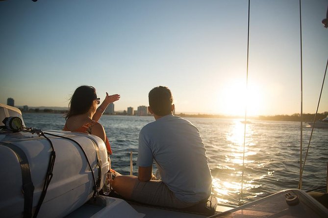 Gold Coast Sunset Cruise with sparkling wine & nibbles platter - Setting off from Main Beach