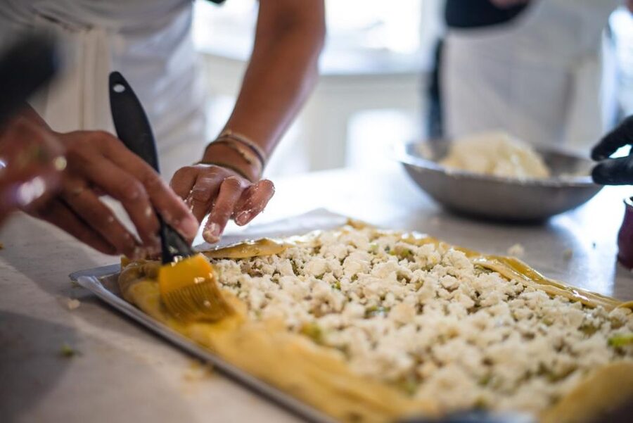 Greek Cooking Class with a Local Chef, Wine, & Meal in Drios - Dietary needs and participation