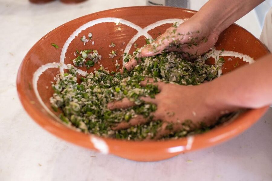 Greek Cooking Class with a Local Chef, Wine, & Meal in Drios - Arriving at Anezina Village in Drios