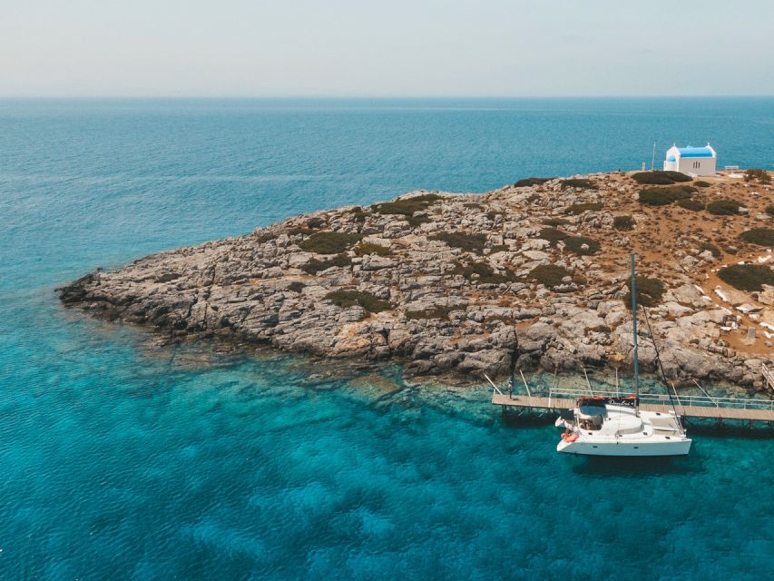 Heraklion: Dia Island Catamaran Cruise with Dinner and Wine - What the $120 price really covers