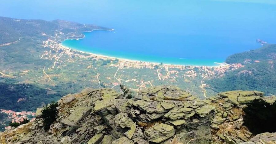 Jeep Safari in Thassos Mountain with picnic fruits & wine - Picnic food tastes better at 900 meters