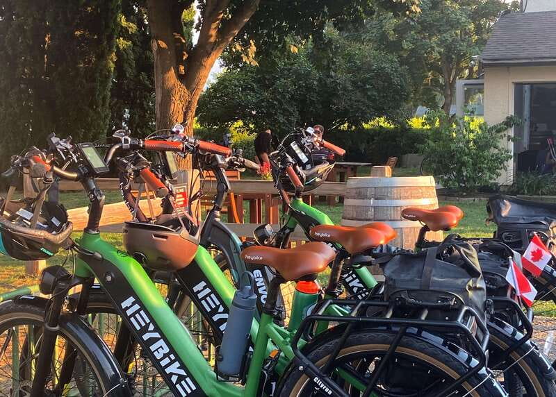 Kelowna: Wine Tasting by E-bike, Smartphone Guide & Lunch - The ride back and the practical road picture