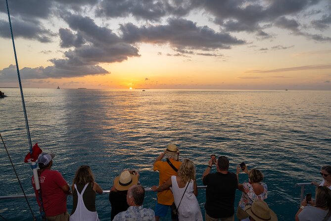 Key West Champagne Sunset Catamaran Cruise - Crew service and the mood aboard
