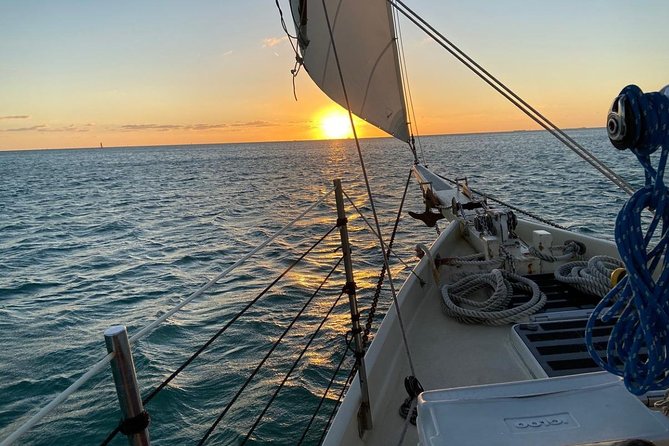 Key West Small-Group Sunset Sail with Wine and Hors d'oeuvres - A good fit for romance, birthdays, and pre-dinner plans