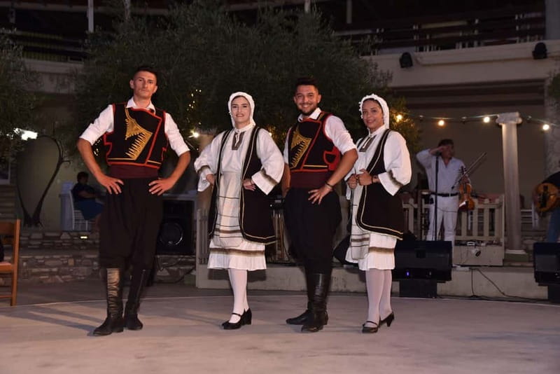 Kos: Greek Dinner with Music, Dancing, and Unlimited Wine - Music and dancing after dinner