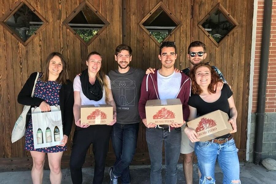 Langhe & Monferrato: Vineyard Tour and Wine Tasting - Walking through the vineyard and cellar