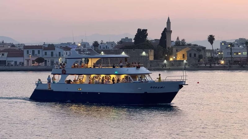 Larnaca: Sunset Cruise with a Glass of Wine - Important Weather and Route Notes