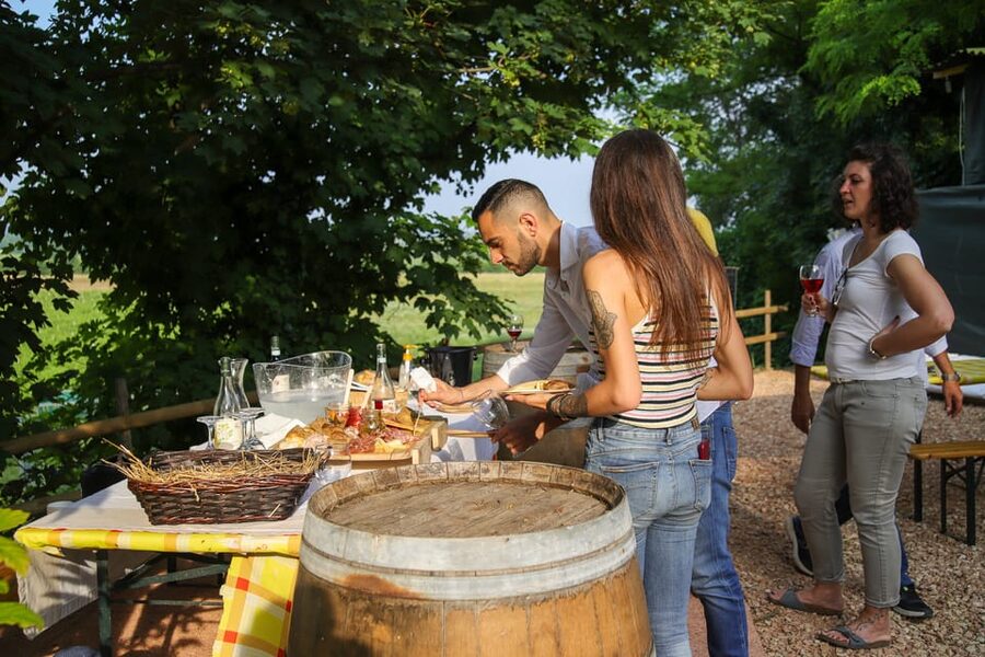 Lazise: Biodynamic Farm Tour and Natural Wine Tasting - The terrace is the best place to slow down