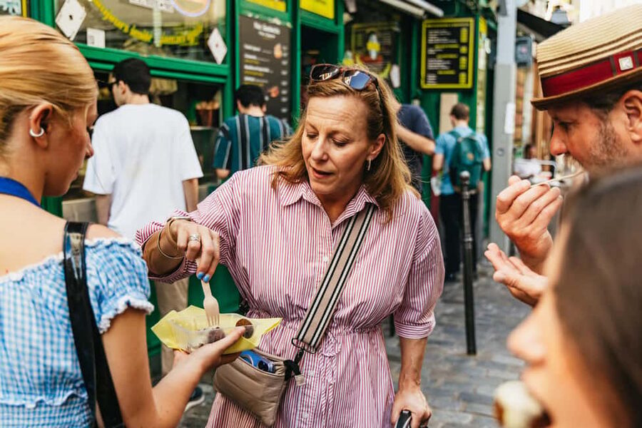 Le Marais Walking Food Tour with Cheese, Wine & Pastries - The guides shape the experience