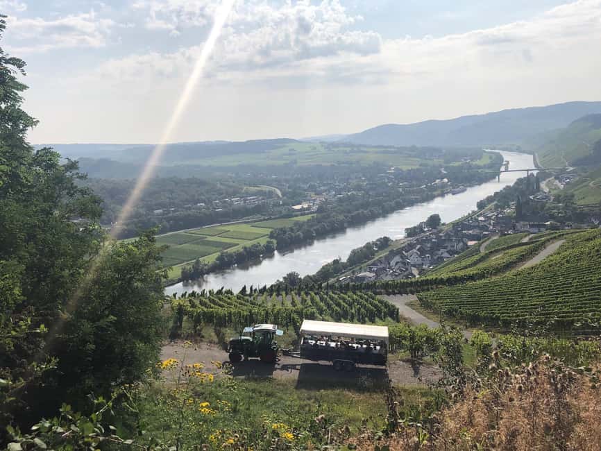 Lieser: Covered wagon ride, the rolling wine tasting with picnic basket - Food, drink, and the social mood
