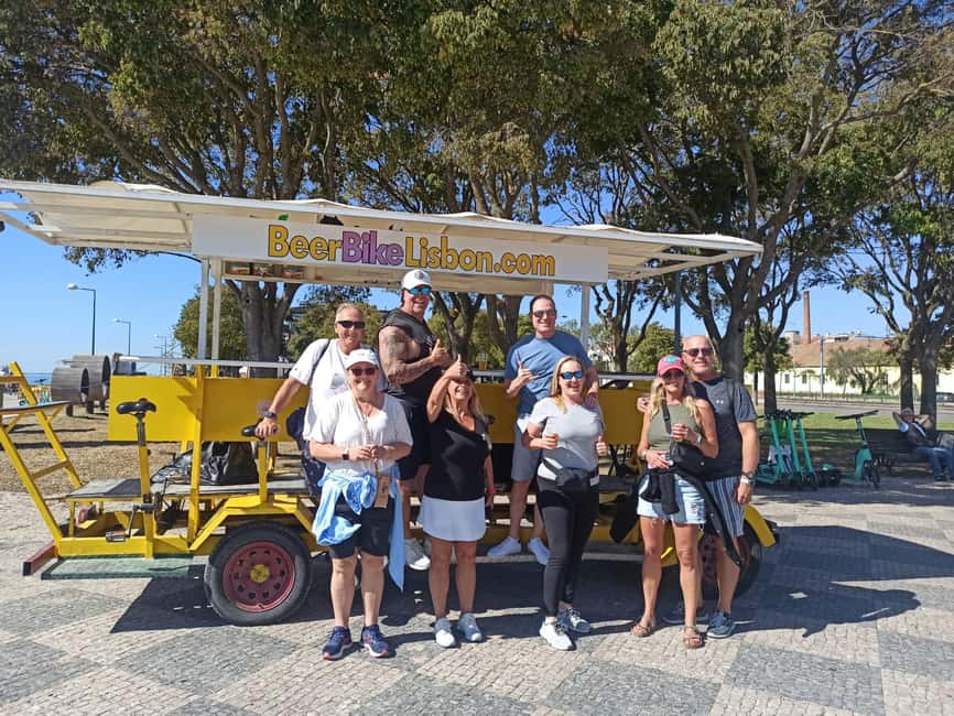 Lisbon: 1-Hour Beer, Sangria or Wine Bike Sightseeing Tour - A short look near MAAT