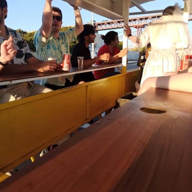 Lisbon: 1-Hour Beer, Sangria or Wine Bike Sightseeing Tour - Belém sights from a moving seat
