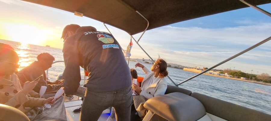 Lisbon: Boat Tour with Champagne - MAAT, the power station, and Belém’s riverfront