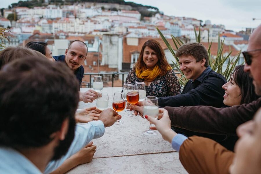 Lisbon: Evening Food & Wine Tour in Bairro Alto - A viewpoint that puts Lisbon in context