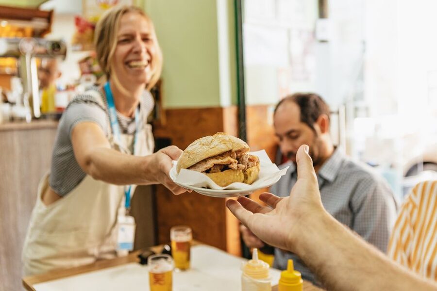 Lisbon: Food and Wine Small Group Walking Tour - A bifana, a cold beer, and the Portuguese tasca