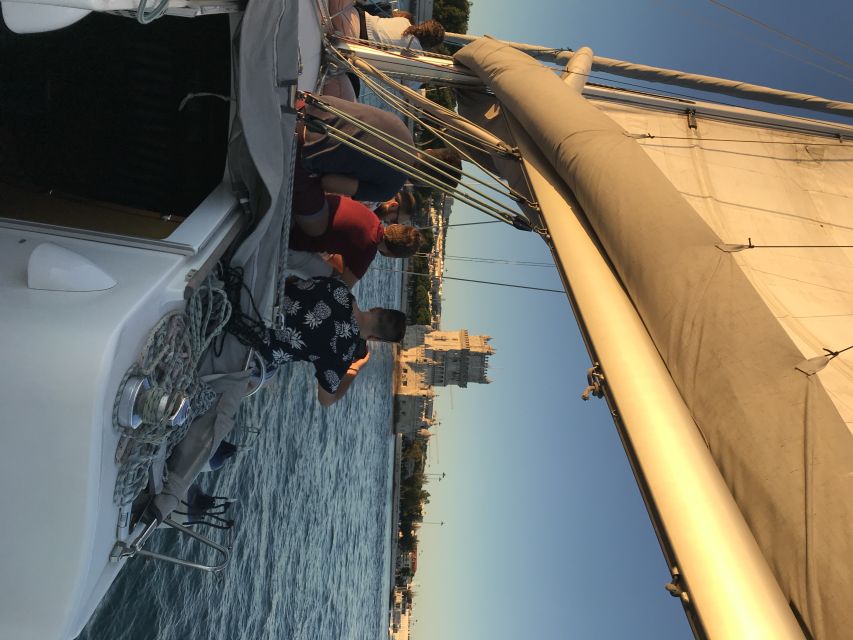 Lisbon Sunset Sailing – Small Group (max 10) Wine & History - Why Lisbon Looks Different From the Tagus