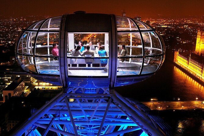 London Eye - Champagne Experience Ticket - What you can see from 135 meters