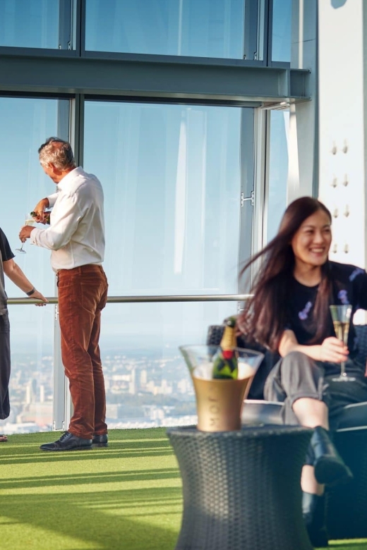 London: The Shard Entry Ticket with Champagne - Champagne with a view