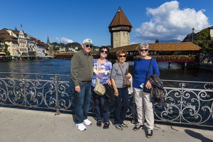 Lucerne: Walking and Boat Tour with Cheese & Wine Tasting - Spreuer Bridge and the Reuss River