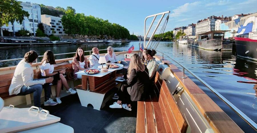 Lyon: City Cruise with Charcuterie, Cheese, and Wine - Aboard Le Confluence or L’Officiel